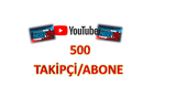 Youtube 500 ADET TAKİPÇİ