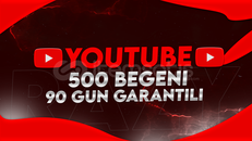 Youtube 500 Beğeni + 90 Gün Garantili