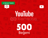 YOUTUBE 500 BEĞENİ ANINDA TESLİM!!!