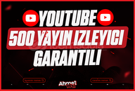 YouTube 500 Canlı Yayın İzleyici (60 Dk)