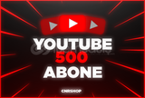 ⭐️ Youtube 500 Gerçek Abone