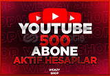 Youtube 500 Gerçek Abone (ANLIK)