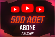 Youtube 500 Gerçek Abone ⭐ Düşmez - Garantili