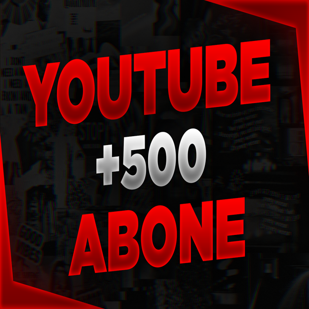 Youtube 500 GERÇEK KARIŞIK ABONE - UYGUN