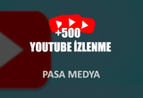 YOUTUBE +500 İZLENME