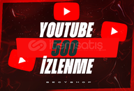 ⭐(GARANTİLİ) YOUTUBE 500 İZLENME EN KALİTELİSİ⭐