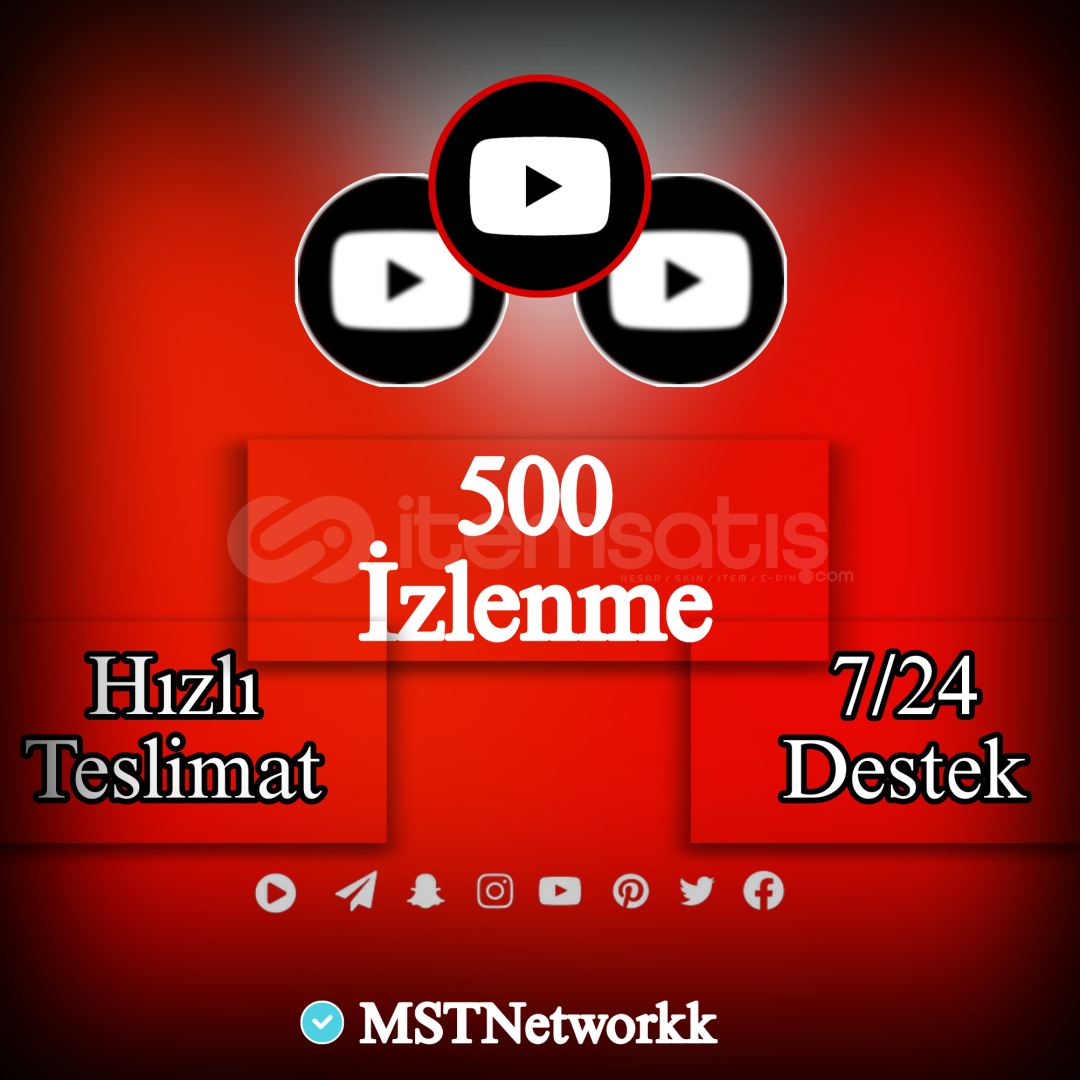 YouTube 500 İzlenme Garanti!  YouTube 500 İzlenme Garanti!