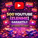 ✅ YOUTUBE 500 İZLENME GARANTİLİ