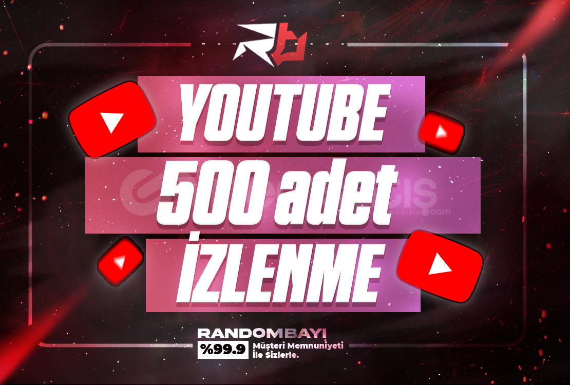 ⭐Youtube 500 İzlenme / Garantili - Hızlı ⭐Youtube 500 İzlenme / Garantili - Hızlı