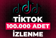 ⭐Tiktok 100000 İzlenme + 365 Gün Garanti⭐