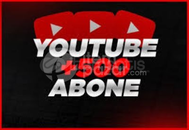 YouTube 500 Organik Abone