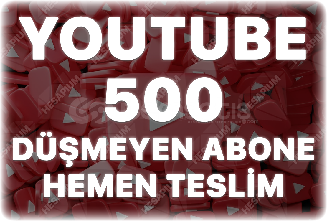 Youtube 500 Organik Abone Youtube 500 Organik Abone