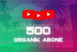 YouTube 500 Organik Abone - Garantili