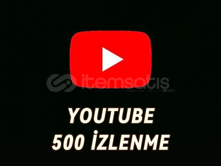 YOUTUBE 500 ORGANİK İZLENME YOUTUBE 500 ORGANİK İZLENME