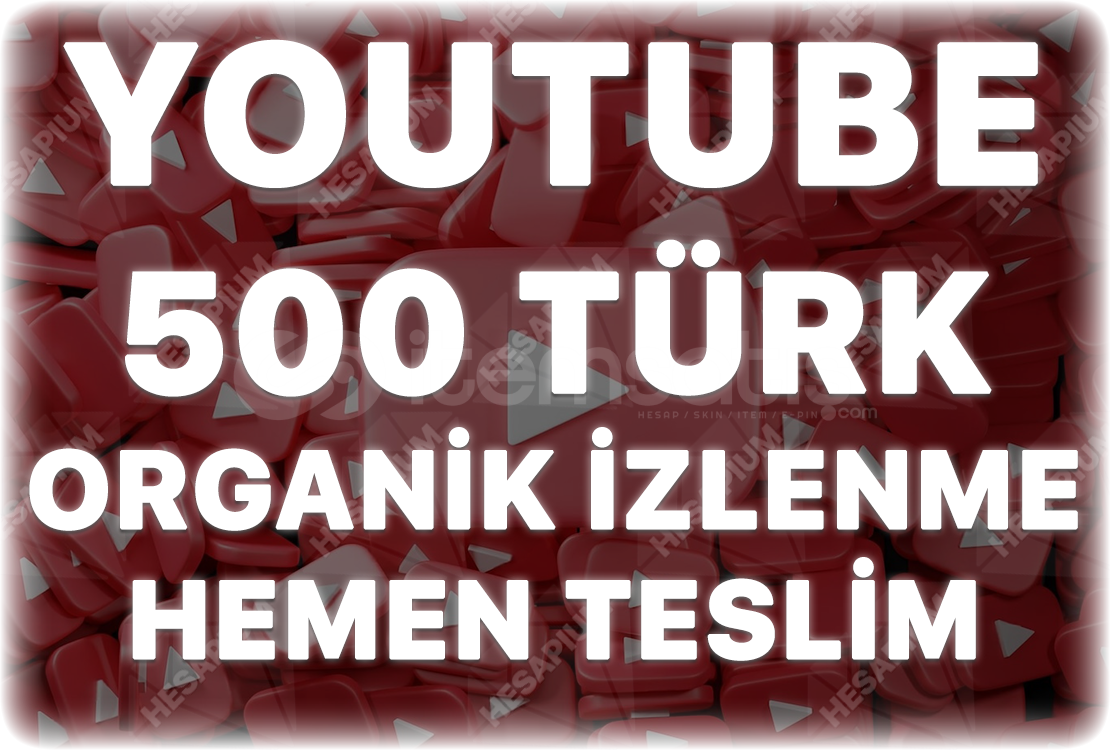 Youtube 500 Organik Türk İzlenme Youtube 500 Organik Türk İzlenme