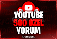⭐ YouTube 500 Özel Yorum
