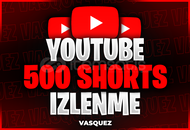 ⭐ YouTube 500 Shorts İzlenme⭐