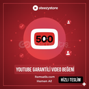 YOUTUBE 500 VİDEO BEĞENİ 365 GÜN GARANTİLİ