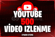 ⭐ YouTube 500 Video İzlenme