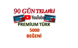 Youtube 5000 ADET PREMİUM TÜRK BEĞENİ