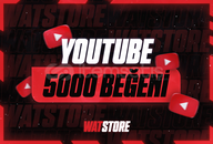 ✨YOUTUBE 5.000 BEĞENİ