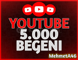 YouTube 5.000 Beğeni - Kaliteli