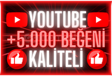 ❤️ YOUTUBE +5.000 BEĞENİ! [KALİTELİ | HIZLI] ❤️