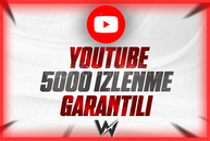 YOUTUBE 5000 İZLENME KALİTELİ/