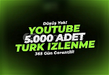 Youtube 5.000 Türk İzlenme