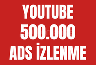 Youtube 500.000 Gerçek izlenme (Garantili)