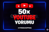 ⭐️ YOUTUBE 50X YORUM ⭐️