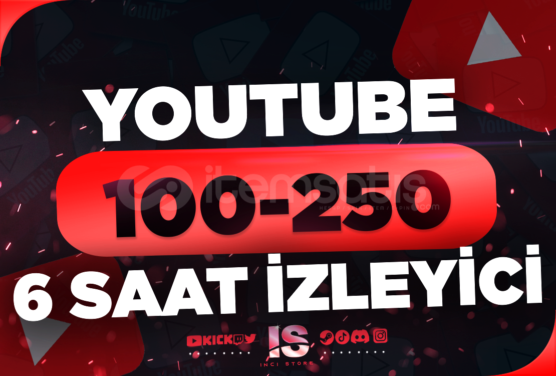 ⭐ Youtube 6 Saat 100-250 Canlı İzleyici ⭐ ⭐ Youtube 6 Saat 100-250 Canlı İzleyici ⭐