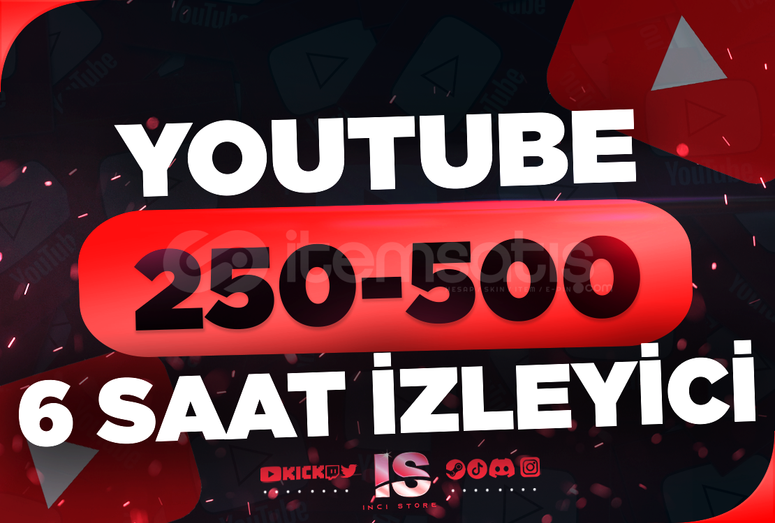 ⭐ Youtube 6 Saat 250-500 Canlı İzleyici ⭐ ⭐ Youtube 6 Saat 250-500 Canlı İzleyici ⭐