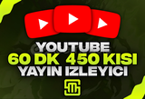 ✨YouTube 60 Dk 450 Kişi Yayın İzleyici!