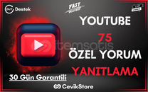 ⭐ YouTube 75 Özel Yabancı Yorum Yanıtlama⭐