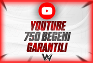 YOUTUBE 750 BEĞENİ KALİTELİ/