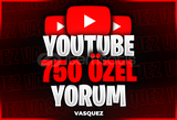 ⭐ YouTube 750 Özel Yorum⭐