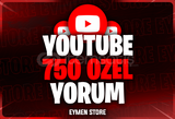 ⭐ YouTube 750 Özel Yorum
