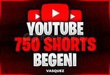 ⭐ YouTube 750 Shorts Beğeni ⭐