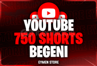 ⭐ YouTube 750 Shorts Beğeni