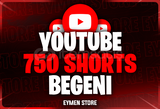 ⭐ YouTube 750 Shorts Beğeni