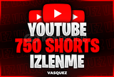 ⭐ YouTube 750 Shorts İzlenme⭐