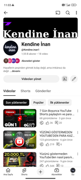 YouTube efsane hesap eski tahrili 
