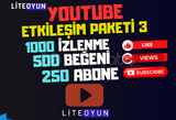 [YOUTUBE ETKİLEŞİM PAKET 3] VİDEONUZ ÖNE ÇIKSIN