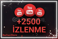 ⭐YouTube [GARANTİLİ] 2500 Gerçek İzlenme⭐