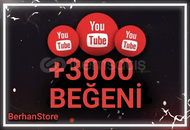 ⭐YouTube [GARANTİLİ] 3000 Gerçek Beğeni⭐