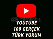 YOUTUBE GERÇEK 100 TÜRK YORUM (GARANTİLİ)