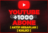 Youtube Gerçek 1000 Abone Günlük Hız 50-150
