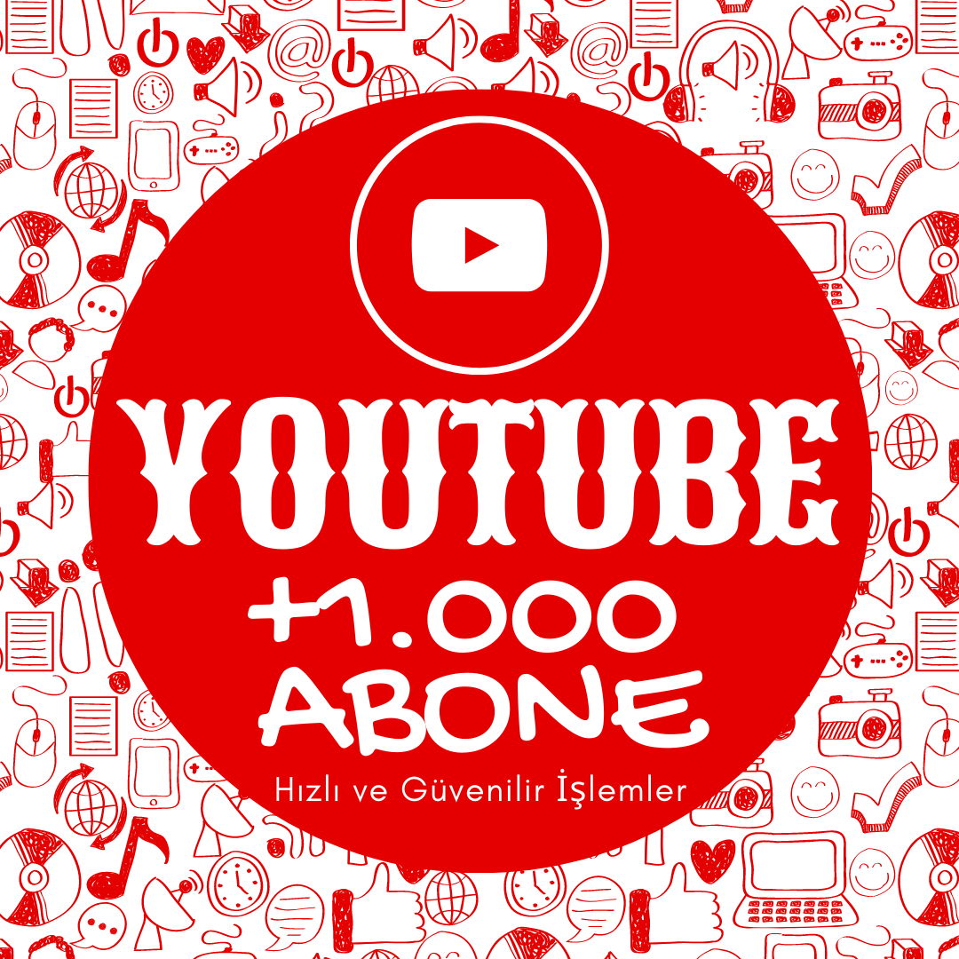 YouTube Global +1000 Abone / HIZLI GÖNDERİM