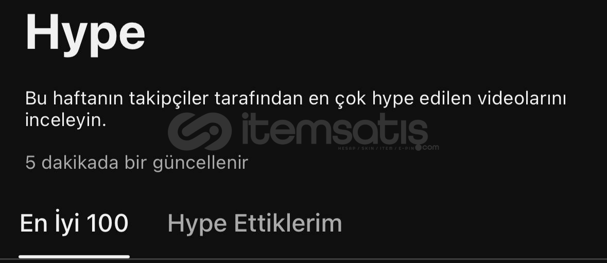 YOUTUBE HYPE PUANI YOUTUBE HYPE PUANI